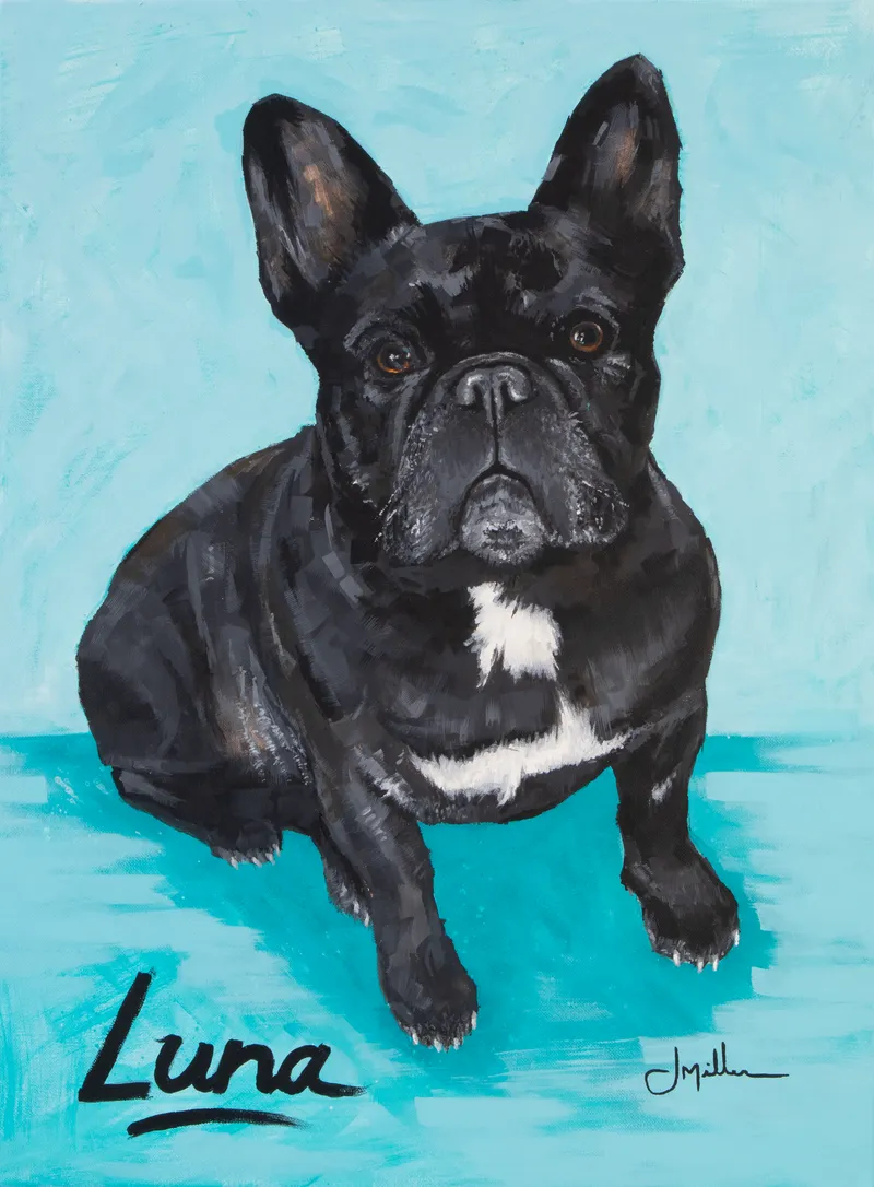 Luna, painting by Jeff Miller